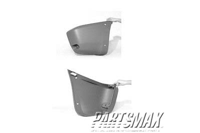 1117 | 2001-2003 TOYOTA RAV4 RT Rear bumper cover w/fender flares; prime | TO1117101|5216142925