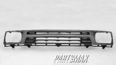 1200 | 1992-1995 TOYOTA PICKUP Grille assy 2WD; Deluxe; w/3-piece grille; center section; prime | TO1200147|5311135060