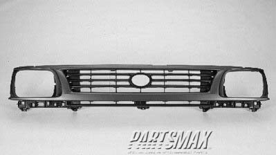 1200 | 1995-1996 TOYOTA TACOMA Grille assy 2WD; gray & black | TO1200194|5310035290