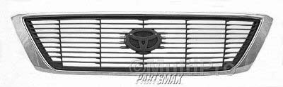 1200 | 1995-1997 TOYOTA AVALON Grille assy silver/gray/bright | TO1200201|53100AC010