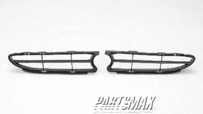 1200 | 1998-2000 TOYOTA COROLLA Grille assy cover mounted; left side; black | TO1200214|5311302010