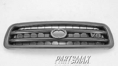 1200 | 2001-2004 TOYOTA SEQUOIA Grille assy SR5; dark gray - paint to match | TO1200242|531000C030E0