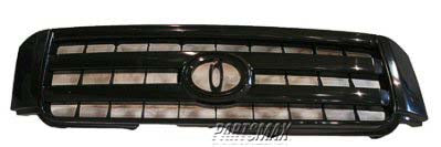 1200 | 2004-2007 TOYOTA HIGHLANDER Grille assy black; code 202 | TO1200275|5310148100C0