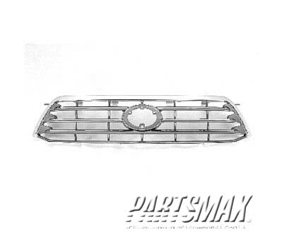 860 | 2008-2010 TOYOTA HIGHLANDER Grille assy LIMITED | TO1200307|531010E110