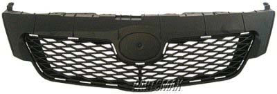 860 | 2009-2010 TOYOTA COROLLA Grille assy Japan Built; Painted Black | TO1200312|5311112B30