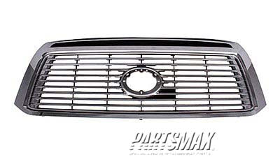 1200 | 2010-2013 TOYOTA TUNDRA Grille assy LIMITED|PLATINUM; w/o Rock Warrior Pkg; w/o Sport Pkg; w/o Chrome Bumper | TO1200338|531000C250