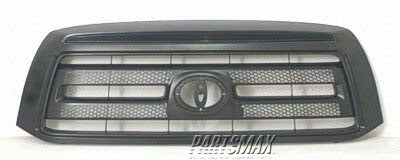 1200 | 2010-2013 TOYOTA TUNDRA Grille assy w/Rock Warrior Pkg; Black (Code 202); PTM | TO1200345|531000C240C0