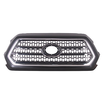 1200 | 2016-2017 TOYOTA TACOMA Grille assy TRD SPORT|TRD OFF-ROAD; Chrome/Black | TO1200418|5310004520C8