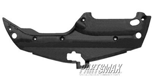 1070 | 2004-2009 TOYOTA PRIUS Radiator support Rad Support Cover; w/o HID Lamps | TO1225287|5328947010