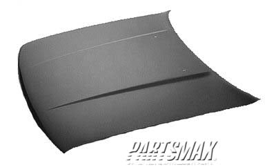 1230 | 1988-1992 TOYOTA COROLLA Hood panel assy 4dr sedan; 2WD | TO1230101|5330112561
