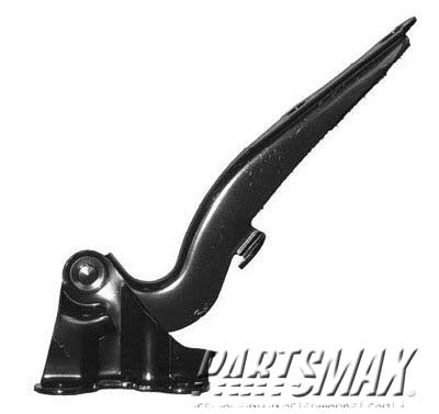 30 | 2004-2009 TOYOTA PRIUS Hood hinge assy right; w/o pad | TO1236156|5341047040