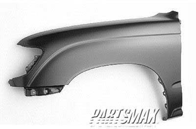 1240 | 1995-2000 TOYOTA TACOMA LT Front fender assy 2WD; except Prerunner | TO1240158|5381204061