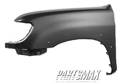 1240 | 2000-2006 TOYOTA TUNDRA LT Front fender assy w/fender flares; except Double cab | TO1240176|538020C041