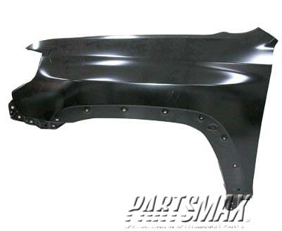 50 | 2010-2021 TOYOTA 4RUNNER LT Front fender assy  | TO1240233|5381235510