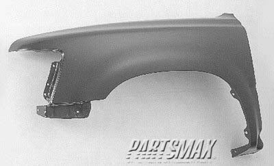 1241 | 1990-1995 TOYOTA 4RUNNER RT Front fender assy w/o fender extension | TO1241129|5381189208