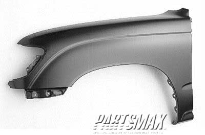 1241 | 1995-2000 TOYOTA TACOMA RT Front fender assy 2WD; except Prerunner | TO1241157|5381104061