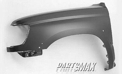 1241 | 1996-2002 TOYOTA 4RUNNER RT Front fender assy w/6 cyl. engine; w/fender flares | TO1241166|5380135550