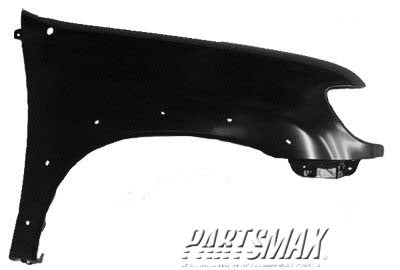 1241 | 2000-2006 TOYOTA TUNDRA RT Front fender assy w/fender flares; except Double cab | TO1241176|538010C041