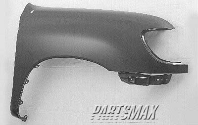 1241 | 2000-2006 TOYOTA TUNDRA RT Front fender assy w/o fender flares; except Double cab | TO1241177|538010C031