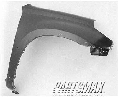 60 | 2001-2005 TOYOTA RAV4 RT Front fender assy w/wheel opening flares | TO1241189|5381142180