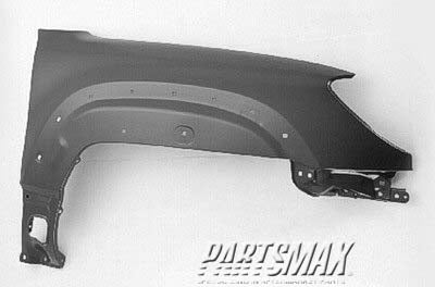 60 | 2003-2005 TOYOTA 4RUNNER RT Front fender assy all | TO1241197|5380135530