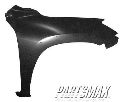 1241 | 2009-2012 TOYOTA RAV4 RT Front fender assy Japan Built; w/Wheel Opening Flares | TO1241229|5380142160