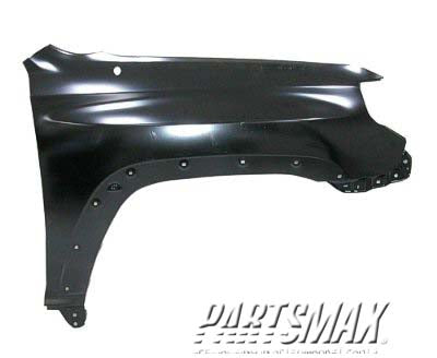 60 | 2010-2013 TOYOTA 4RUNNER RT Front fender assy  | TO1241233|5381135420