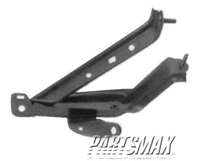 1244 | 1996-1998 TOYOTA 4RUNNER LT Front fender brace from bumper | TO1244101|5370635030