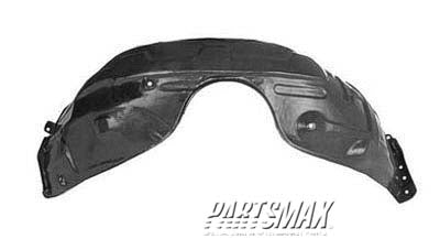 1248 | 2002-2006 TOYOTA CAMRY LT Front fender inner panel fender liner; plastic | TO1248116|53876AA011