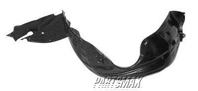1248 | 2002-2003 TOYOTA SOLARA LT Front fender inner panel fender liner | TO1248122|5387606040