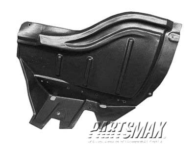 1248 | 2008-2020 TOYOTA SEQUOIA LT Front fender inner panel Fender Liner Extension | TO1248153|538060C030