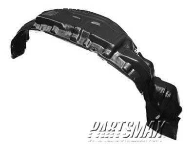 1249 | 1995-2000 TOYOTA TACOMA RT Front fender inner panel fender liner; 2WD; except Prerunner | TO1249111|5387504031