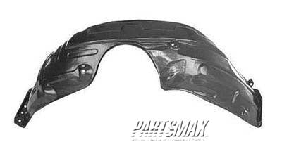 1249 | 2002-2006 TOYOTA CAMRY RT Front fender inner panel fender liner; plastic | TO1249116|53875AA011