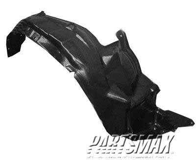 1249 | 2001-2004 TOYOTA SEQUOIA RT Front fender inner panel fender liner; plastic | TO1249127|538750C020