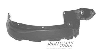 1249 | 2005-2011 TOYOTA TACOMA RT Front fender inner panel fender liner; 4WD; polyethylene | TO1249135|5387504160