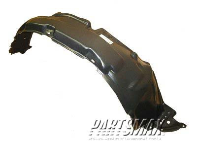 140 | 2009-2012 TOYOTA RAV4 RT Front fender inner panel North Americ Built; w/Wheel Opng Flares | TO1249144|538750R020
