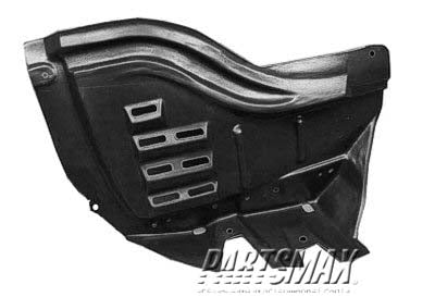 1249 | 2008-2020 TOYOTA SEQUOIA RT Front fender inner panel Fender Liner Extension | TO1249153|538050C030