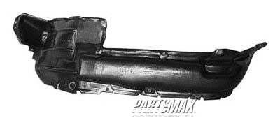 1250 | 2003-2005 TOYOTA 4RUNNER LT Front fender splash shield fender liner | TO1250109|5387635081