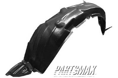 1250 | 2007-2011 TOYOTA YARIS LT Front fender splash shield 2dr hatchback | TO1250119|5387652141