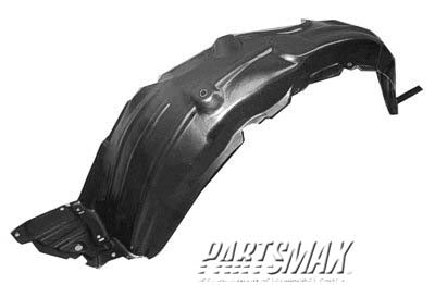 150 | 2007-2012 TOYOTA YARIS LT Front fender splash shield plastic liner | TO1250120|5387652180