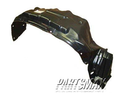 1251 | 1989-1995 TOYOTA PICKUP RT Front fender splash shield 4WD | TO1251102|5387589106