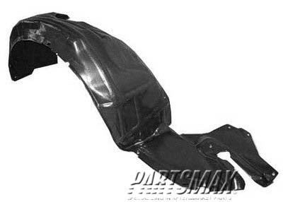 1251 | 2000-2004 TOYOTA AVALON RT Front fender splash shield all | TO1251108|53875AC020