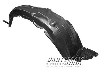 1251 | 2007-2012 TOYOTA YARIS RT Front fender splash shield plastic liner | TO1251120|5387552180
