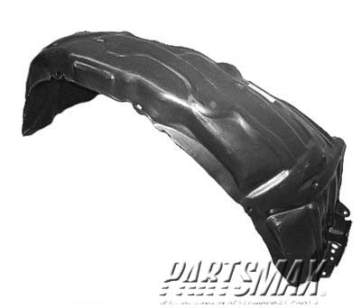 1251 | 2007-2011 TOYOTA CAMRY RT Front fender splash shield Japan Built; plastic liner | TO1251122|5387506060