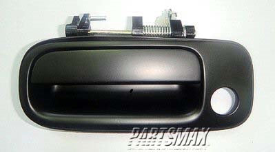 1680 | 1992-1996 TOYOTA CAMRY LT Front door handle outer LE/XLE/SE; black | TO1310101|6922033011C1