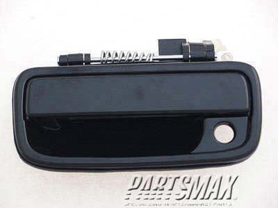 1680 | 2001-2004 TOYOTA TACOMA LT Front door handle outer Smooth Black (Plastic) | TO1310128|6922035070C0