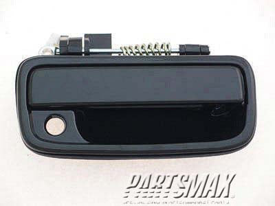 1311 | 2001-2004 TOYOTA TACOMA RT Front door handle outer Smooth Black (Plastic) | TO1311128|6921035070C0