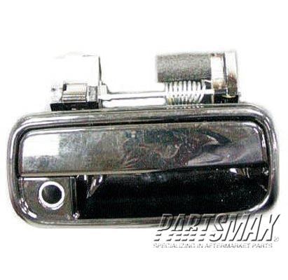 1311 | 1999-2002 TOYOTA 4RUNNER RT Front door handle outer Smooth Black | TO1311130|6921035100C0