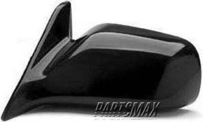 1320 | 1988-1992 TOYOTA COROLLA LT Mirror outside rear view 4dr sedan/4dr wagon; USA built; standard; black | TO1320101|879401A770