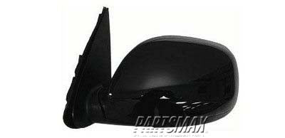 1320 | 2003-2006 TOYOTA TUNDRA LT Mirror outside rear view DOUBLE CAB; non-heated power remote; black - paint to match | TO1320193|879400C904